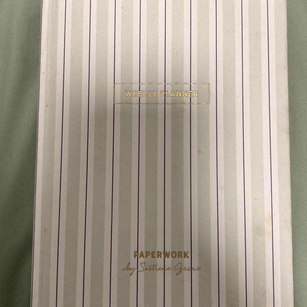 Striped Weekly Planner